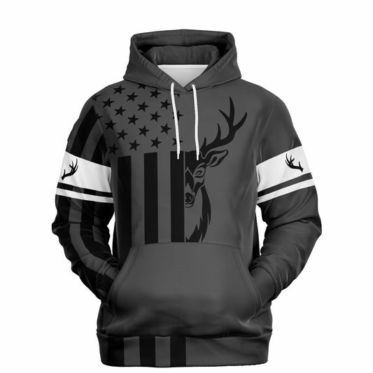 Deer Hunter Hoodie - Gray